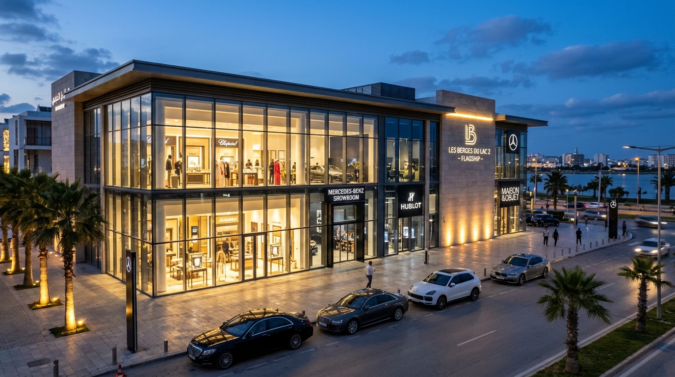 Immobilier Commercial en Tunisie (2026) : Murs Commerciaux, Droit au Bail, Pas-de-Porte et Rendements au Lac et Ennasr - FIRST IMMO