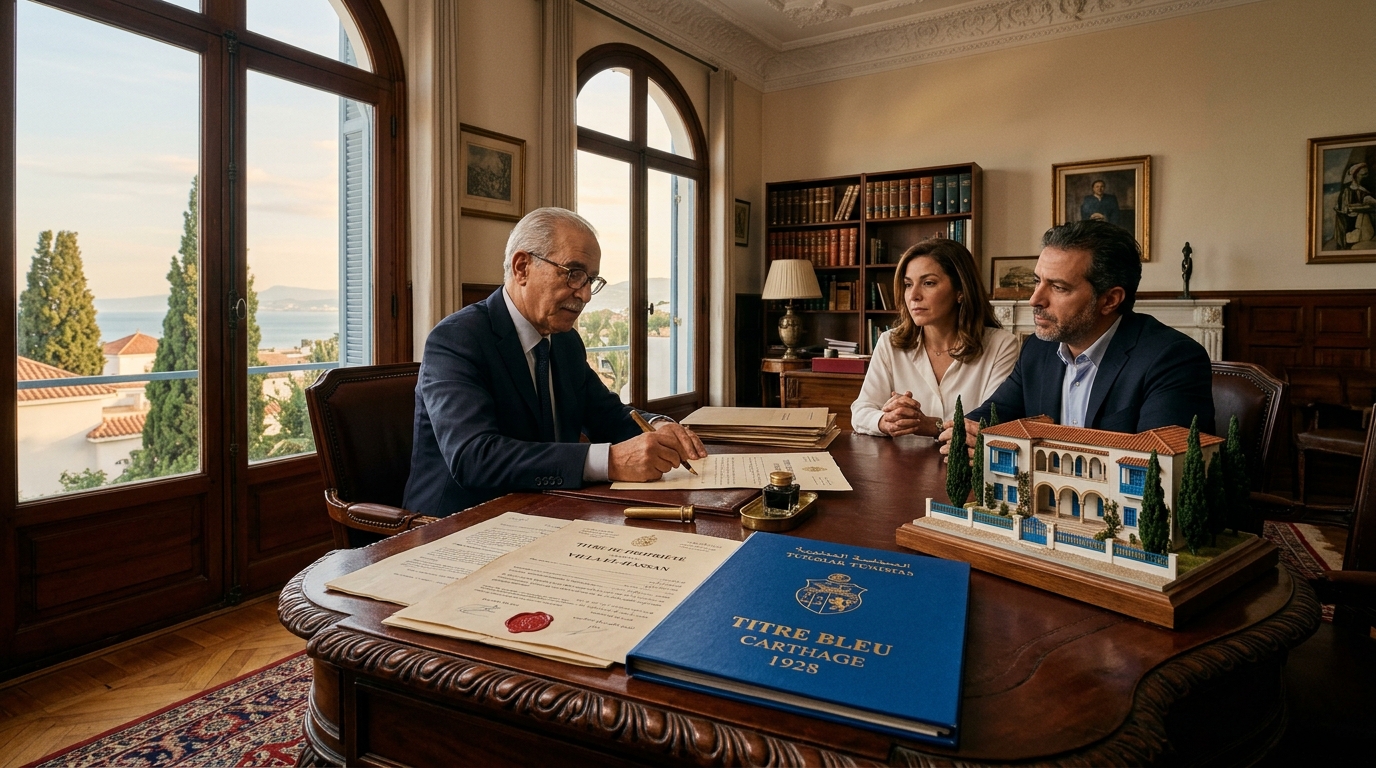 Héritage et Succession Immobilière en Tunisie (2026) : Sortie de l'Indivision (Chiyâa), Vente aux Enchères et Partage Amiable Notarié - FIRST IMMO