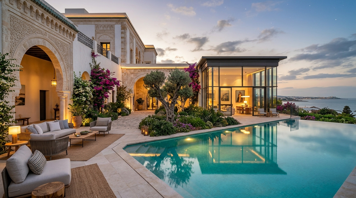 Rénovation & Valorisation de Villas Anciennes à La Marsa et Carthage (2026) : Coûts des Travaux, Permis INP et Plus-Value - FIRST IMMO