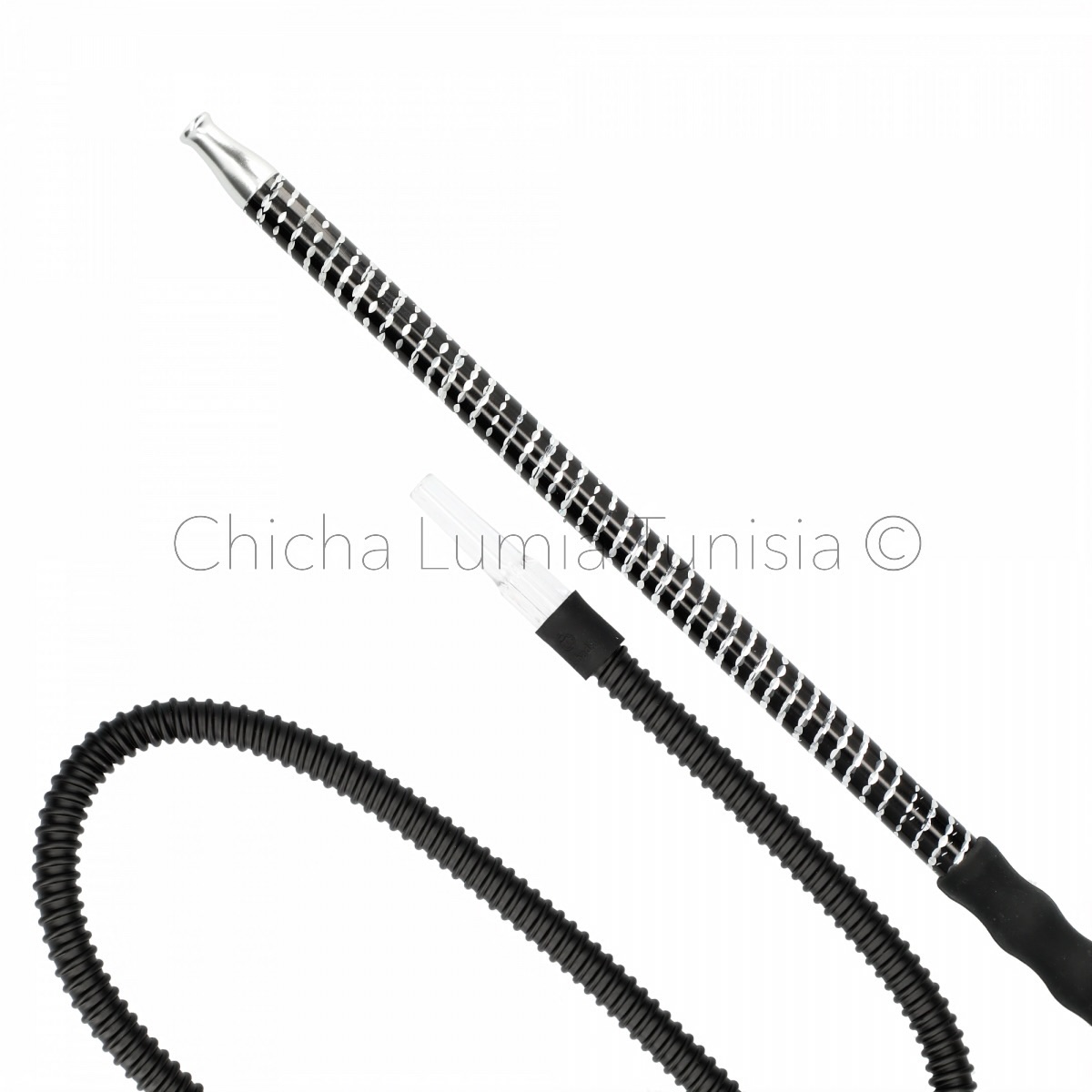 Tuyau Silicone et Manche Diamant Chicha Lumia Tunisia